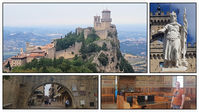 San Marino | San Marino gelegen op een hoge rotspunt